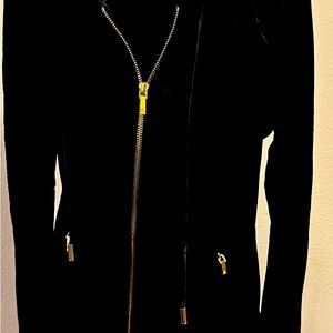 TORY BURCH Black Velour Jacket